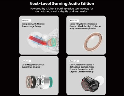 EarAcoustic Audio Cipher Gaming4 EarAcoustic Audio Cipher Gaming4