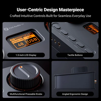 Fosi Audio K7 Desktop DAC Headphone Amplifier3 Fosi Audio K7 Desktop DAC Headphone Amplifier3
